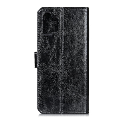 For Samsung Galaxy A32 5G Retro Crazy Horse Texture Horizontal Flip Leather Case with Holder & Card Slots & Photo Frame & Wallet(Black) by buy2fix