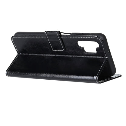 For Samsung Galaxy A32 5G Retro Crazy Horse Texture Horizontal Flip Leather Case with Holder & Card Slots & Photo Frame & Wallet(Black) by buy2fix