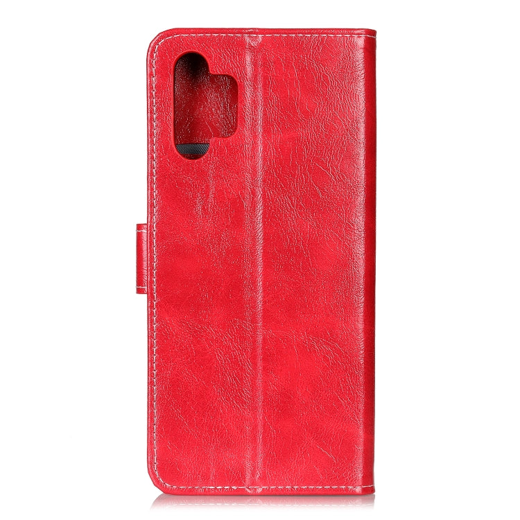 For Samsung Galaxy A32 5G Retro Crazy Horse Texture Horizontal Flip Leather Case with Holder & Card Slots & Photo Frame & Wallet(Red) by buy2fix