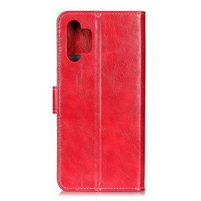 For Samsung Galaxy A32 5G Retro Crazy Horse Texture Horizontal Flip Leather Case with Holder & Card Slots & Photo Frame & Wallet(Red) by buy2fix