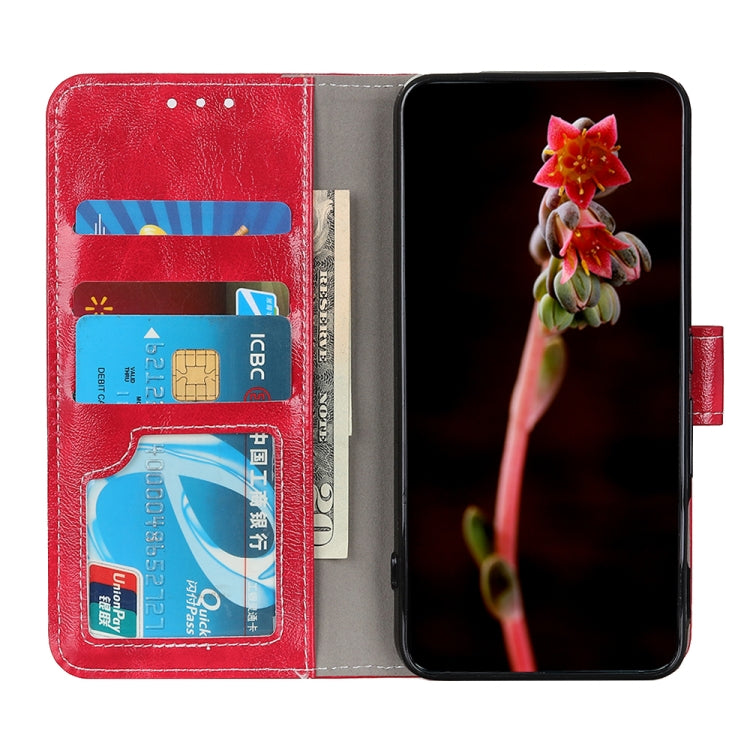 For Samsung Galaxy A32 5G Retro Crazy Horse Texture Horizontal Flip Leather Case with Holder & Card Slots & Photo Frame & Wallet(Red) by buy2fix