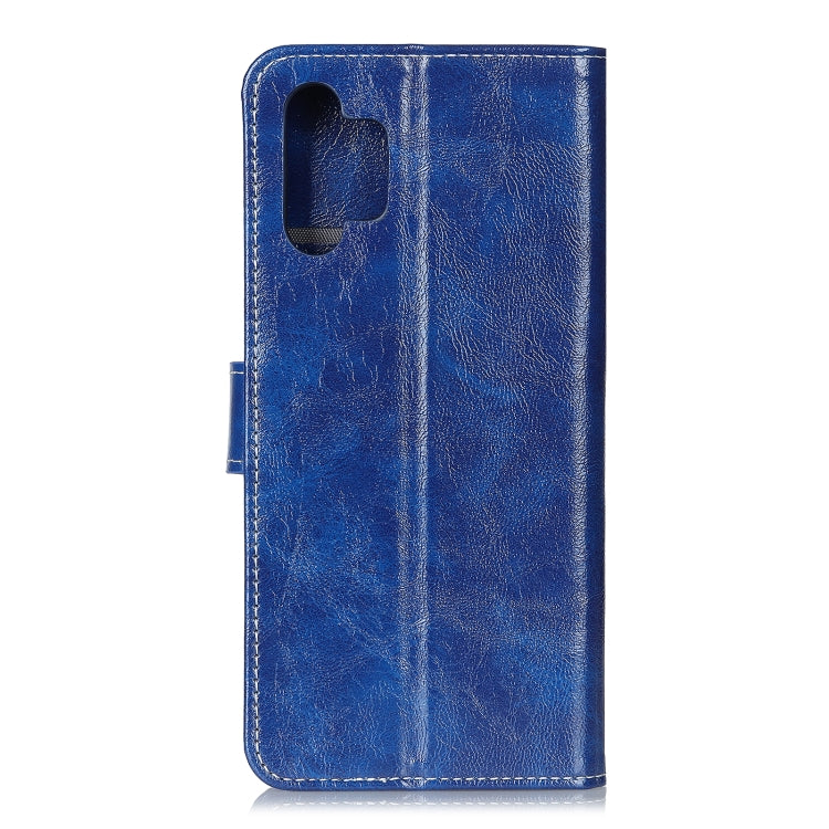 For Samsung Galaxy A32 5G Retro Crazy Horse Texture Horizontal Flip Leather Case with Holder & Card Slots & Photo Frame & Wallet(Blue) by buy2fix