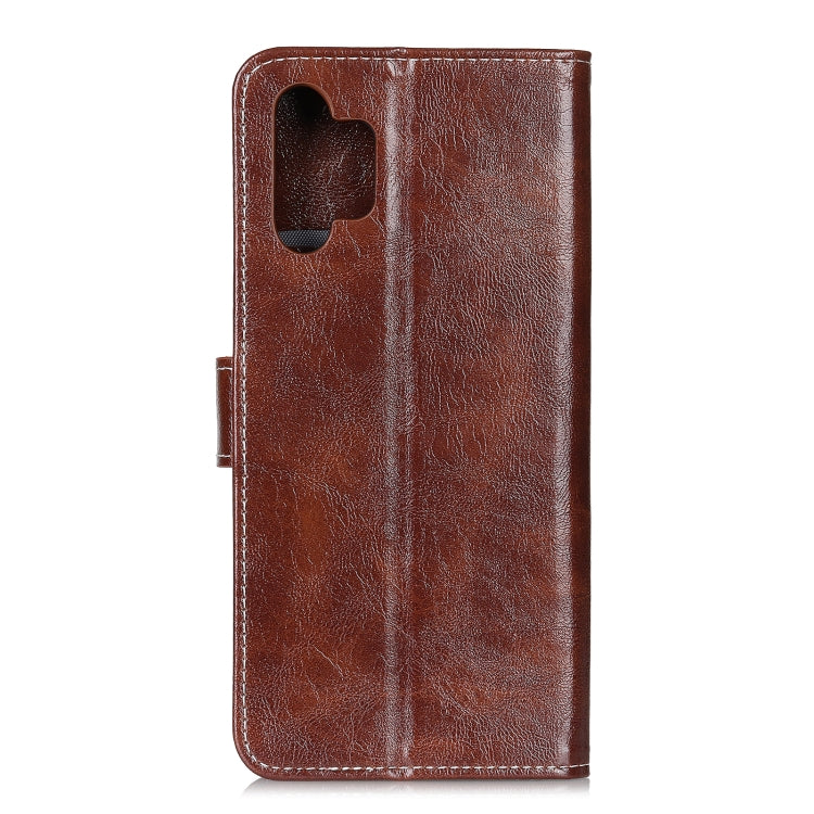For Samsung Galaxy A32 5G Retro Crazy Horse Texture Horizontal Flip Leather Case with Holder & Card Slots & Photo Frame & Wallet(Brown) by buy2fix