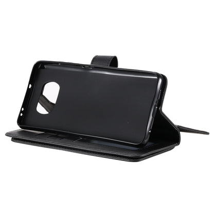 For Xiaomi Poco X3 NFC Multifunctional Magnetic Copper Buckle Horizontal Flip Leather Case with Bracket & 10 Card Slots & Wallet & Photo Frame(Black) - Xiaomi Cases by buy2fix | Online Shopping UK | buy2fix