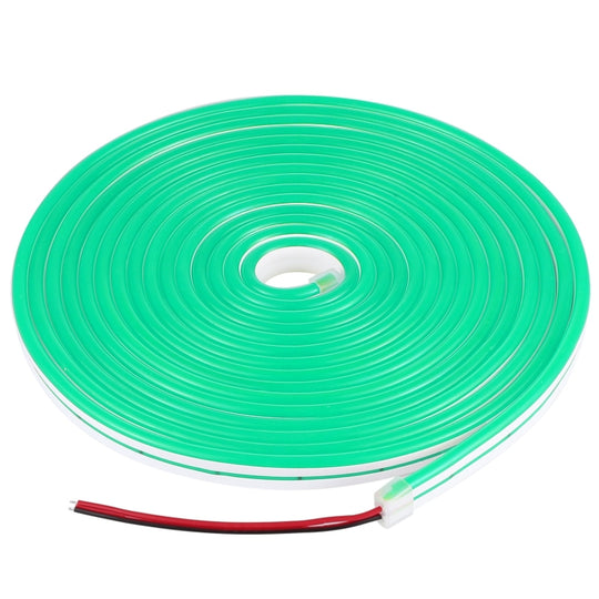 CJ-1206 12V 6A 5m IP65 Waterproof Silicone Neon LED Strip Light(Green)