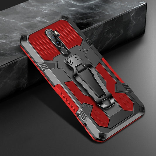 For Xiaomi Redmi 9 Armor Warrior Shockproof PC + TPU Protective Case(Red) - Xiaomi Cases by buy2fix | Online Shopping UK | buy2fix