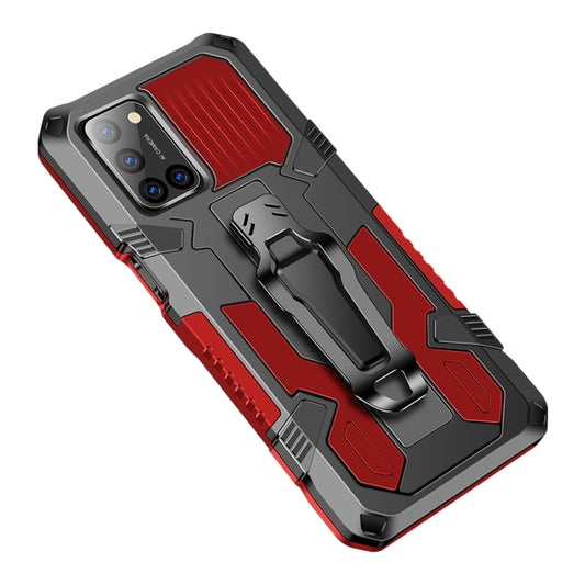 For Xiaomi Redmi 9 Armor Warrior Shockproof PC + TPU Protective Case(Red) - Xiaomi Cases by buy2fix | Online Shopping UK | buy2fix
