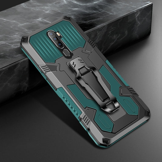 For Xiaomi Redmi 9 Armor Warrior Shockproof PC + TPU Protective Case(Army Green) - Xiaomi Cases by buy2fix | Online Shopping UK | buy2fix