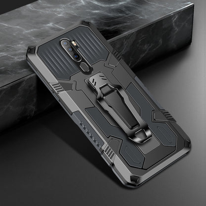 For Xiaomi Redmi 9 Armor Warrior Shockproof PC + TPU Protective Case(Grey) - Xiaomi Cases by buy2fix | Online Shopping UK | buy2fix