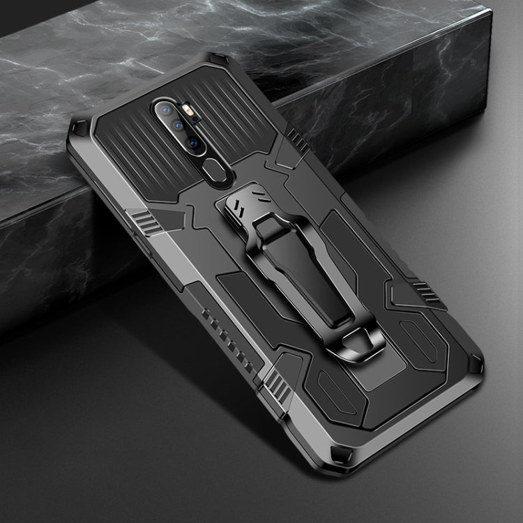 For Xiaomi Redmi 9 Armor Warrior Shockproof PC + TPU Protective Case(Black) - Xiaomi Cases by buy2fix | Online Shopping UK | buy2fix