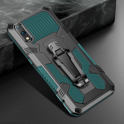 For Xiaomi Redmi 9A Armor Warrior Shockproof PC + TPU Protective Case(Army Green) - Xiaomi Cases by buy2fix | Online Shopping UK | buy2fix