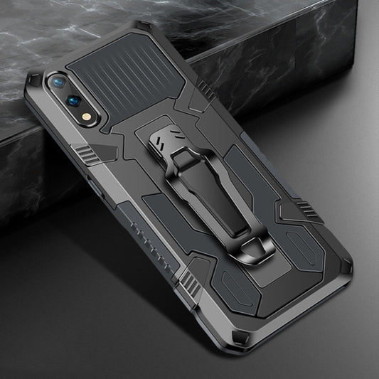 For Xiaomi Redmi 9A Armor Warrior Shockproof PC + TPU Protective Case(Grey) - Xiaomi Cases by buy2fix | Online Shopping UK | buy2fix