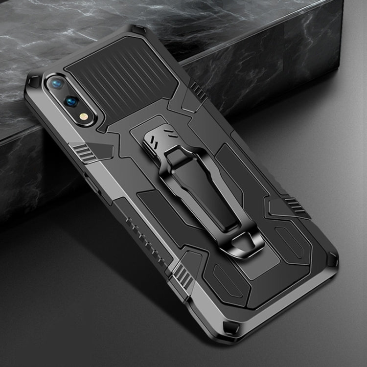 For Xiaomi Redmi 9A Armor Warrior Shockproof PC + TPU Protective Case(Black) - Xiaomi Cases by buy2fix | Online Shopping UK | buy2fix