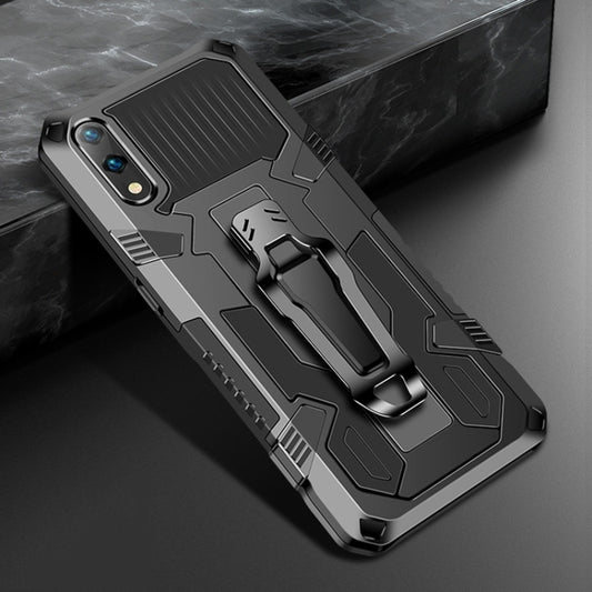 For Xiaomi Redmi 9A Armor Warrior Shockproof PC + TPU Protective Case(Black) - Xiaomi Cases by buy2fix | Online Shopping UK | buy2fix