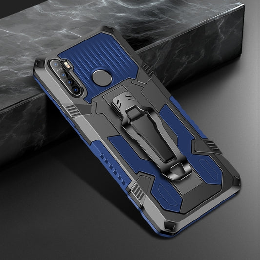 For Xiaomi Redmi Note 8 Armor Warrior Shockproof PC + TPU Protective Case(Blue) - Xiaomi Cases by buy2fix | Online Shopping UK | buy2fix