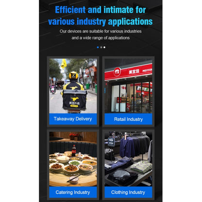 5811DD 58mm Bluetooth 4.0 Portable Thermal Bluetooth Receipt Printer, EU Plug by buy2fix