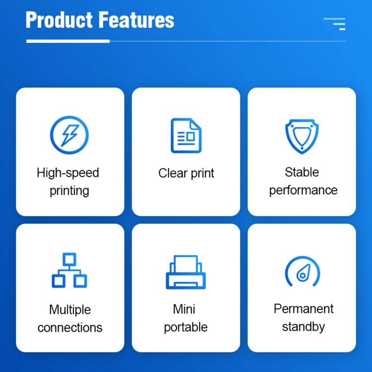 5811DD 58mm Bluetooth 4.0 Portable Thermal Bluetooth Receipt Printer, EU Plug by buy2fix