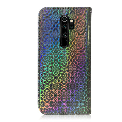 For Xiaomi Redmi Note 8 Pro Solid Color Colorful Magnetic Buckle Horizontal Flip PU Leather Case with Holder & Card Slots & Wallet & Lanyard(Silver) - Xiaomi Cases by buy2fix | Online Shopping UK | buy2fix