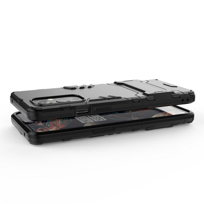 For OnePlus 9 PC + TPU Shockproof Protective Case with Holder(Navy Blue) - OnePlus Cases by buy2fix | Online Shopping UK | buy2fix