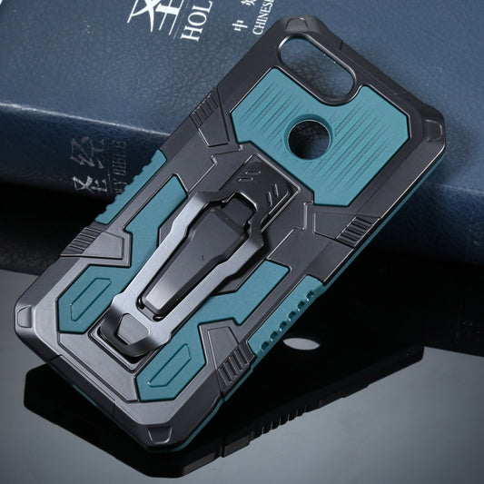 For Xiaomi Redmi 6 Armor Warrior Shockproof PC + TPU Protective Case(Army Green) - Xiaomi Cases by buy2fix | Online Shopping UK | buy2fix