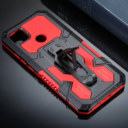 For Xiaomi Redmi 9C Armor Warrior Shockproof PC + TPU Protective Case(Red) - Xiaomi Cases by buy2fix | Online Shopping UK | buy2fix