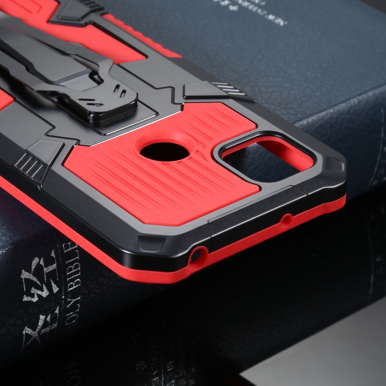 For Xiaomi Redmi 9C Armor Warrior Shockproof PC + TPU Protective Case(Red) - Xiaomi Cases by buy2fix | Online Shopping UK | buy2fix