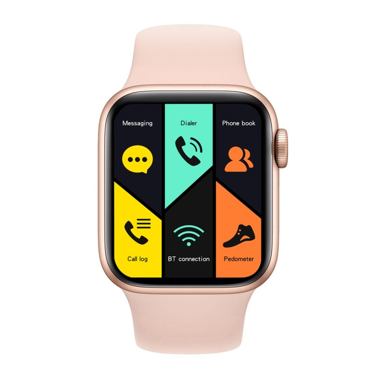 DW35 1.75 inch Full Screen IP67 Waterproof Smart Watch, Support Sleep Monitor / Heart Rate Monitor / Bluetooth Call(Pink) by buy2fix