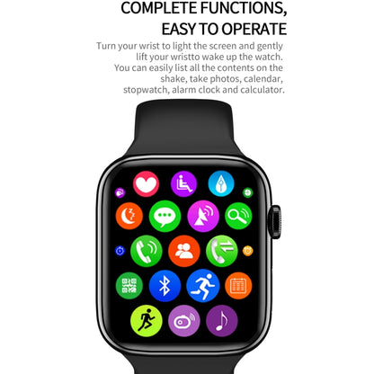 DW35 1.75 inch Full Screen IP67 Waterproof Smart Watch, Support Sleep Monitor / Heart Rate Monitor / Bluetooth Call(Black) by buy2fix