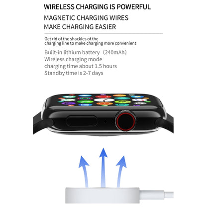 DW35 1.75 inch Full Screen IP67 Waterproof Smart Watch, Support Sleep Monitor / Heart Rate Monitor / Bluetooth Call(Blue) by buy2fix