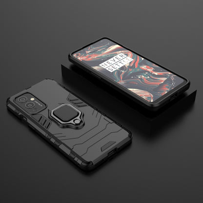 For OnePlus 9 PC + TPU Shockproof Protective Case with Magnetic Ring Holder(Black) - OnePlus Cases by buy2fix | Online Shopping UK | buy2fix