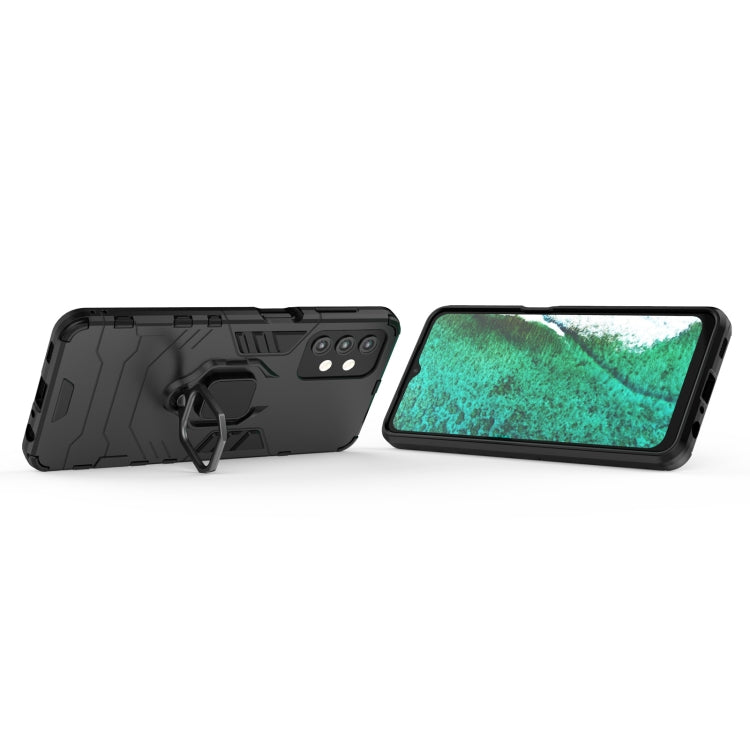 For Samsung Galaxy A32 5G PC + TPU Shockproof Protective Case with Magnetic Ring Holder(Black) by buy2fix