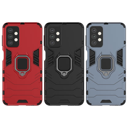 For Samsung Galaxy A32 5G PC + TPU Shockproof Protective Case with Magnetic Ring Holder(Black) by buy2fix