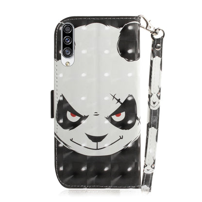 For Galaxy A30s 3D Colored Drawing Horizontal Flip Leather Case with Holder & Card Slot & Wallet & Lanyard(Angry Bear) by buy2fix