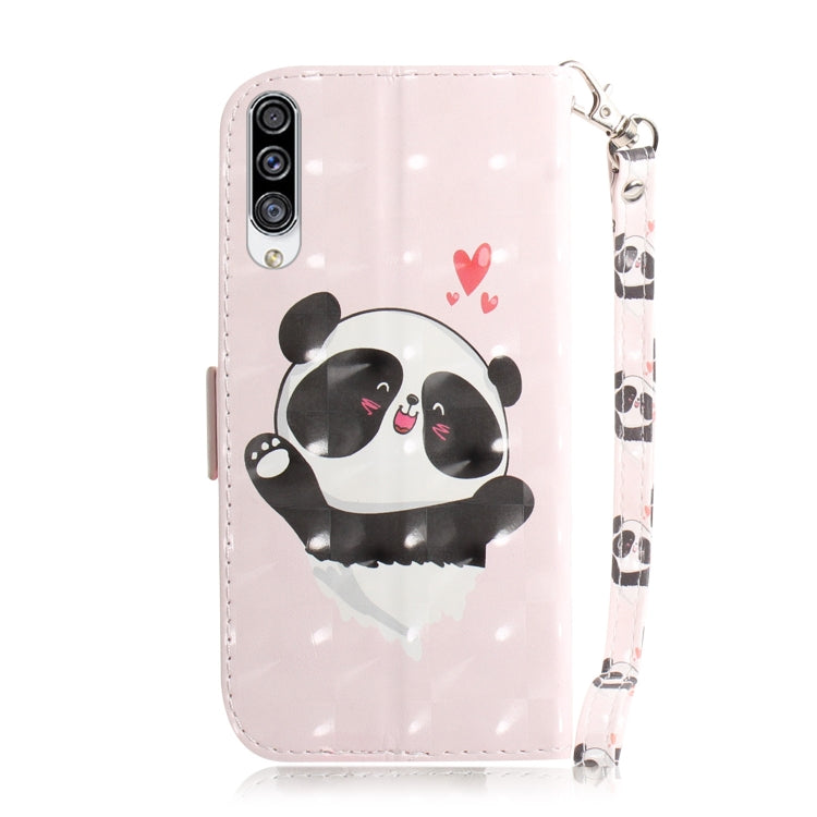For Galaxy A30s 3D Colored Drawing Horizontal Flip Leather Case with Holder & Card Slot & Wallet & Lanyard(Love Bear) by buy2fix
