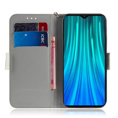 For Xiaomi Redmi Note 8 Pro 3D Colored Drawing Horizontal Flip Leather Case with Holder & Card Slot & Wallet & Lanyard(Watercolor Flower) - Xiaomi Cases by buy2fix | Online Shopping UK | buy2fix