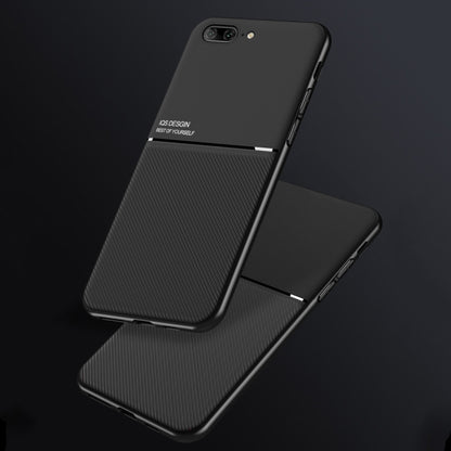 Classic Tilt Strip Grain Magnetic Shockproof PC + TPU Case For iPhone 8 Plus / 7 Plus(Green) - More iPhone Cases by buy2fix | Online Shopping UK | buy2fix