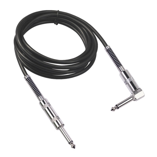 TC048SL 6.35mm Plug Straight to Elbow Electric Guitar Audio Cable, Cable Length:6m - Microphone Audio Cable & Connector by buy2fix | Online Shopping UK | buy2fix