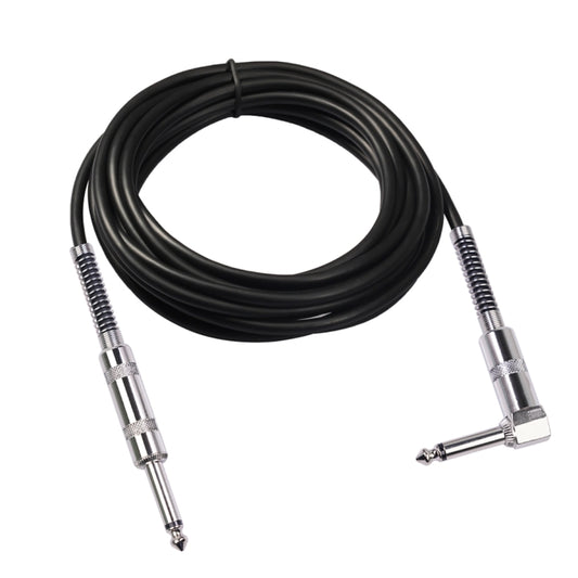 TC048SL 6.35mm Plug Straight to Elbow Electric Guitar Audio Cable, Cable Length:10m - Microphone Audio Cable & Connector by buy2fix | Online Shopping UK | buy2fix