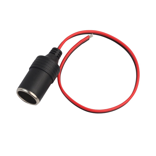 3360 12-24V 10A DIY Soldered Cigarette Lighter Charger Female Plug Socket, Cable Length:30cm - Cigar Socket by buy2fix | Online Shopping UK | buy2fix