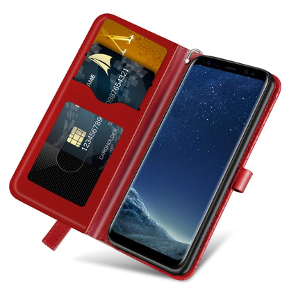 For Samsung Galaxy S8 Life of Tree Embossing Pattern Horizontal Flip Leather Case with Holder & Card Slot & Wallet & Photo Frame & Lanyard(Red) by buy2fix