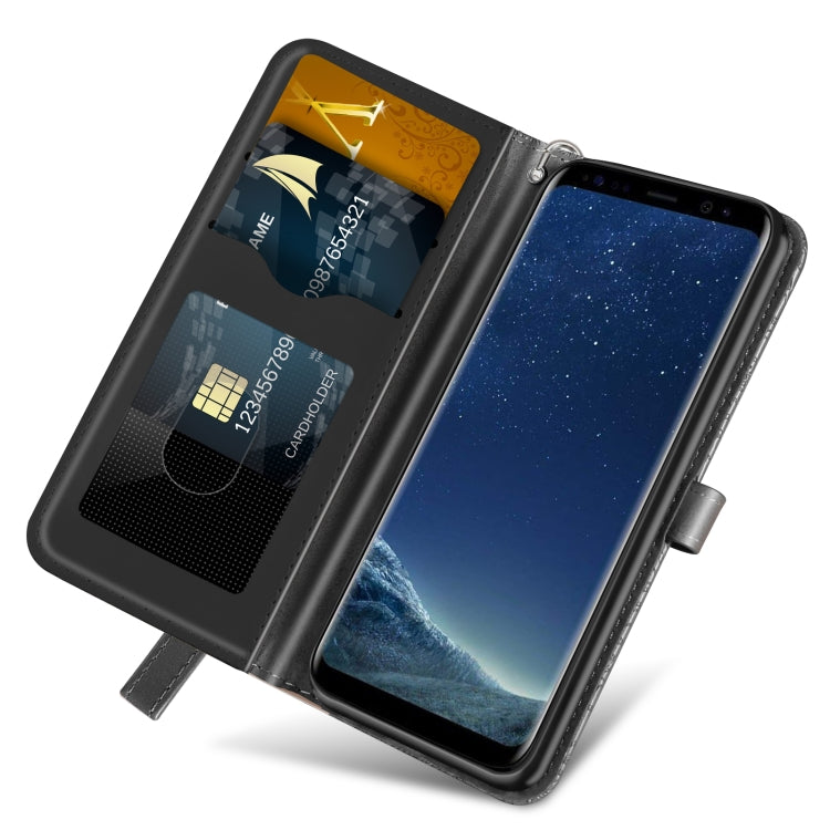 For Samsung Galaxy S8 Life of Tree Embossing Pattern Horizontal Flip Leather Case with Holder & Card Slot & Wallet & Photo Frame & Lanyard(Black) by buy2fix