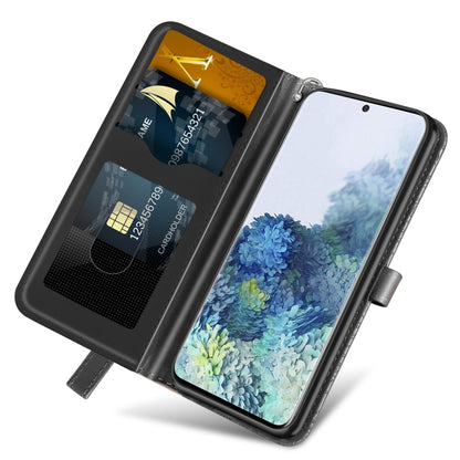 For Samsung Galaxy S20 Ultra Life of Tree Embossing Pattern Horizontal Flip Leather Case with Holder & Card Slot & Wallet & Photo Frame & Lanyard(Black) by buy2fix