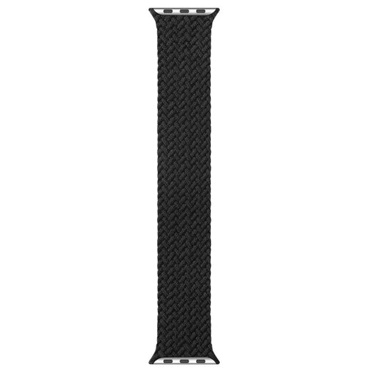 Mixed Color Nylon Braided Single Loop Watch Band For Apple Watch Series 7 41mm / 6 & SE & 5 & 4 40mm / 3 & 2 & 1 38mm, Size:M(Charcoal) by buy2fix