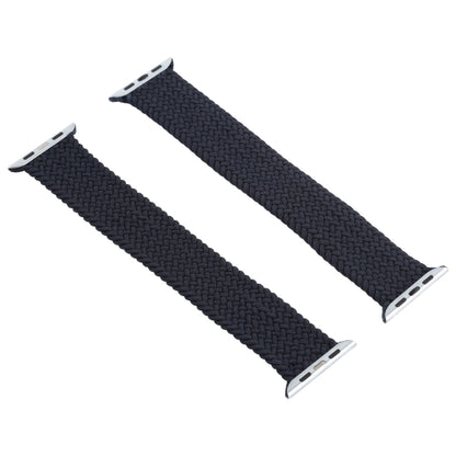 Mixed Color Nylon Braided Single Loop Watch Band For Apple Watch Series 7 41mm / 6 & SE & 5 & 4 40mm / 3 & 2 & 1 38mm, Size:M(Charcoal) by buy2fix