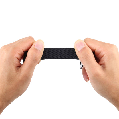 Mixed Color Nylon Braided Single Loop Watch Band For Apple Watch Series 7 41mm / 6 & SE & 5 & 4 40mm / 3 & 2 & 1 38mm, Size:M(Charcoal) by buy2fix