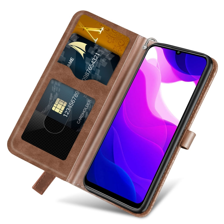 For Xiaomi Mi 10 Lite 5G Life of Tree Embossing Pattern Horizontal Flip Leather Case with Holder & Card Slot & Wallet & Photo Frame & Lanyard(Brown) - Xiaomi Cases by buy2fix | Online Shopping UK | buy2fix