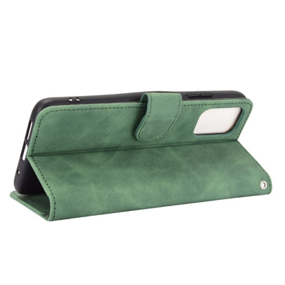 For Xiaomi Poco M3 Solid Color Skin Feel Magnetic Buckle Horizontal Flip Calf Texture PU Leather Case with Holder & Card Slots & Wallet(Green) - Xiaomi Cases by buy2fix | Online Shopping UK | buy2fix