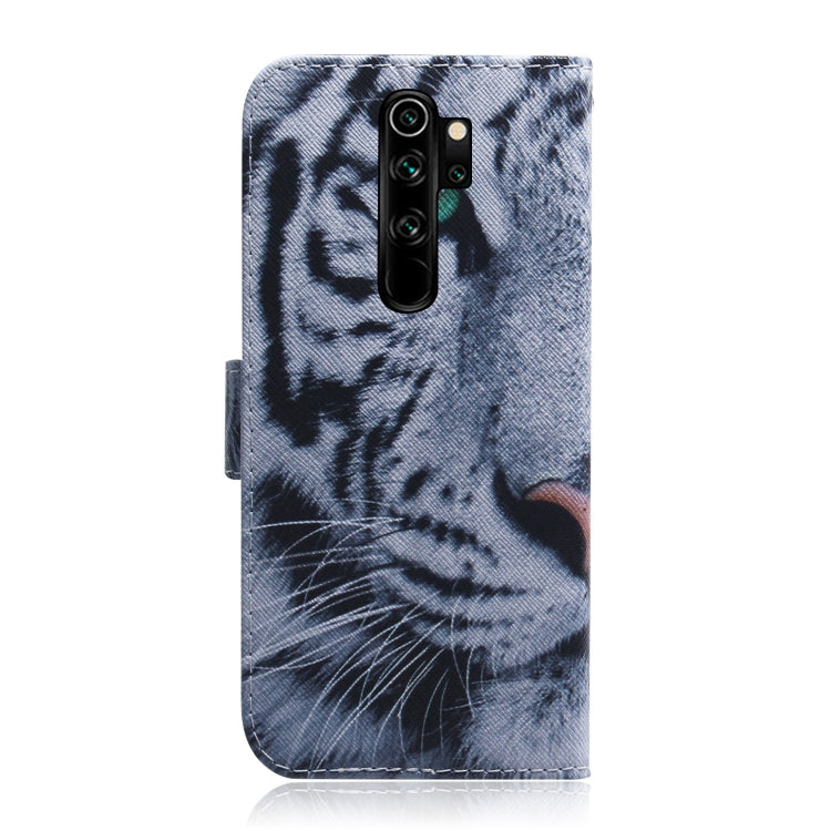 For Xiaomi Redmi Note 8 Pro Painting Pattern Coloured Drawing Horizontal Flip Leather Case with Holder & Card Slots & Wallet(Tiger) - Xiaomi Cases by buy2fix | Online Shopping UK | buy2fix
