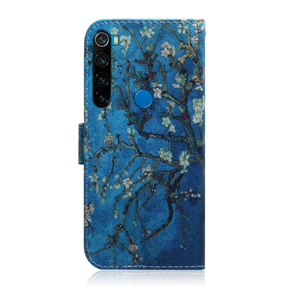 For Xiaomi Redmi Note 8 Painting Pattern Coloured Drawing Horizontal Flip Leather Case with Holder & Card Slots & Wallet(Apricot Flower) - Xiaomi Cases by buy2fix | Online Shopping UK | buy2fix
