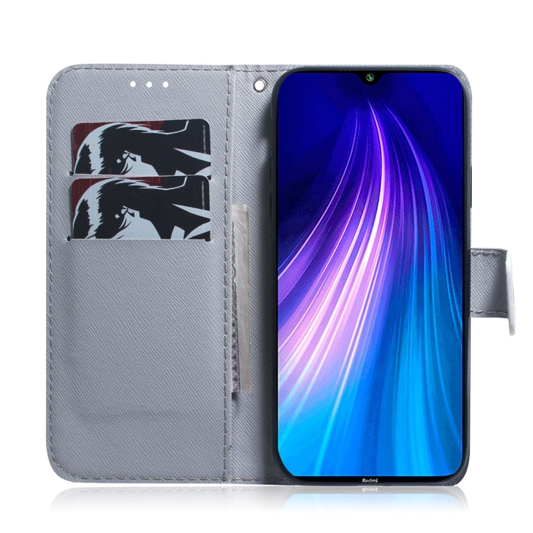 For Xiaomi Redmi Note 8 Painting Pattern Coloured Drawing Horizontal Flip Leather Case with Holder & Card Slots & Wallet(Apricot Flower) - Xiaomi Cases by buy2fix | Online Shopping UK | buy2fix